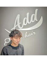 アッドヘアー(Add hair)&nbsp;爽やかメンズ×無造作×ツーブロック
