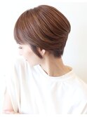 【 I. 】30代からの襟足すっきり前下がりショートボブ 川口