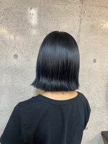 ゼロプラス(ZERO +)&nbsp;ぷっつりボブ ブルーブラック