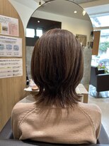 ネモトヤニーゴーマルマル(NEMOTOYA2500)&nbsp;白髪ぼかし×ウルフ