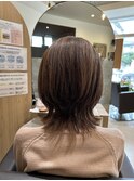 白髪ぼかし×ウルフ