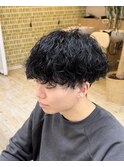 波巻きスパイラルパーマ