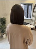 韓国レイヤーショートボブブリーチなしダブルカラー[大宮]