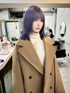 クペウ アエレ(cope'u aele) ラベンダーカラー /ブリーチ/中崎町/梅田/ハイトーン