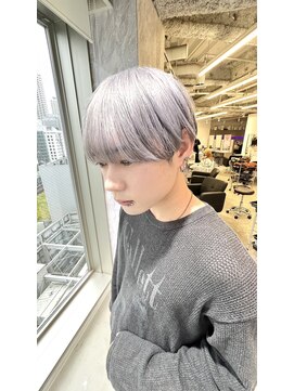 エイト 神戸三宮店(EIGHT) ホワイトグレー！色落ちはブロンドに☆