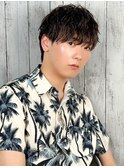 爽やかナチュラルパーマソフトツイストマッシュ