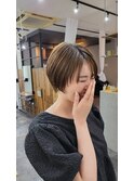 まわりと差がつく秋ショート×ヘーゼルベージュ
