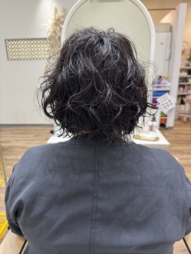 エアージーモ(Air G mo) 大きめのカールボブ/ボブパーマ