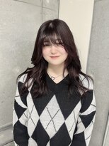 スウィープ(sweep)&nbsp;ワインレッドカラー×レイヤー