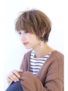 オーロ 千里山店(ORO) 20代30代40代50代ボブルフネビージュ小顔ワンレンショート