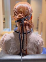 フォーエス(4S)&nbsp;カチモリアレンジ　～結婚式お呼ばれヘア～