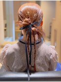カチモリアレンジ ~結婚式お呼ばれヘア~