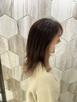 ビューティドレッセヤマノ 池袋パルコ(Beauty Dresse YAMANO)&nbsp;【ハイライト】【インナーカラー】【ミディアム】