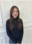 ブリーチなしダブルカラー olive