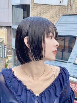 ハルキミナトジャパン 神戸(HARUKI MINATO japan) ボブ 20代30代40代ヘア 切りっぱなし 三ノ宮