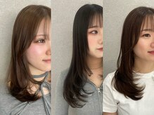 【miyu】レイヤーカット/透明感カラー