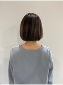 ミニウルフ大人可愛い×ツヤ感ストレートボブ