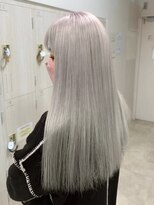 レイヤーカットホワイトカラーケアブリーチ透明感ハイトーン銀座