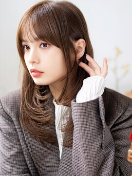 トワ 仙台店(toi) 【韓国・レイヤー】 髪質改善   アッシュベージュ
