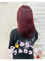 ミウミウヘア(miu miu hair)&nbsp;ブリーチなしダブルカラー☆RED