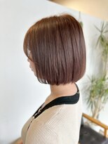 アパートメントヘアー&nbsp;髪質改善ヘアカラー/佐賀/ボブ/ココアブラウン