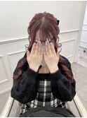 【ヘアメ】ふわふわお姉さんヘア♪ゆるっとハーフアップ*新井