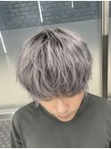 ハイトーンシルバーアッシュ　下北沢/メンズカラー