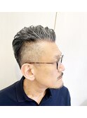 40代50代◎震災刈りワイルド！ダンディな大人髪