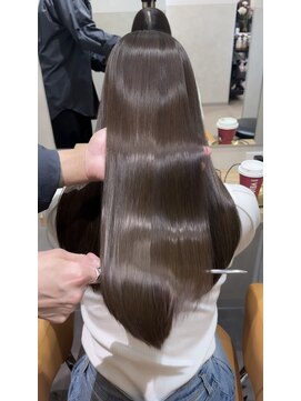 テラ 仙台(Tera) ラベンダーグレージュ 髪質改善縮毛矯正 髪質改善ストレート