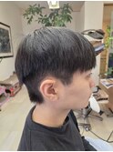 メンズのナチュラルツーブロックスタイル