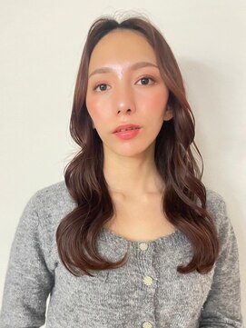 カバーヘア ブリス 大宮西口(COVER HAIR bliss) 大人可愛い×小顔ロングレイヤーカット/ココアベージュp大宮