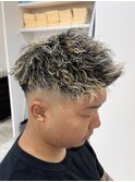 ツイスト/ツイストスパイラルパーマ/メッシュ/フェード