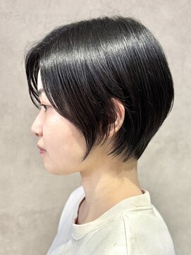 エンクス(enx) 着物ヘア/ダークアッシュ/ミディアムレイヤーカット/鶴ヶ峰YM110