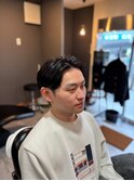 センターパートマッシュ/ニュアンスパーマ/２０代/３０代/宮城