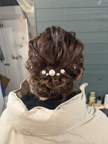 マーシュ(marshu) 雨の日でもOK結婚式向けヘアアレンジ