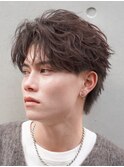 銀座シャドウパーマニュアンスパーマツーブロックメンズパーマ