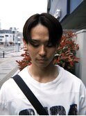 メンズショート／センターパート【藤沢】