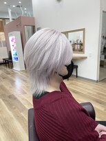 キセイ イオンモール新利府北館店(KISEI) 魅せる!ブリーチホワイト×ウルフ10代20代30代