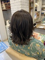 ミルク(MILK) 切りっぱなし×髪質改善トリートメント×グレージュ×白髪染め