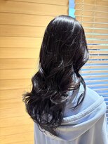 オーガニックエコ 川越(organic+eco)&nbsp;20代30代ダークパープル×レイヤーカット/艶髪