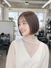 【ボブ×縮毛矯正】似合わせボブカット＋プレミアム縮毛矯正＋髪質改善