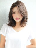 アフロート《山口祥》フェアリー外ハネカールの大人カジュアル