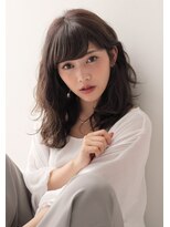 ヘアーズ ベリー 新石切店(hairs BERRY) ★美髪_ネイビーカラー_シースルーグリッターミディ★