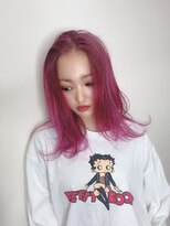 ヘアーデザイン ジェルム(Hair Design germe) 個性出しても可愛い！ピンクパープル ～しのだスペシャル～