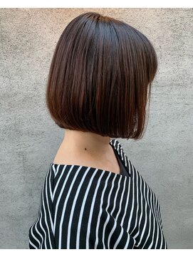 スイート ヘアデザイン(Suite HAIR DESIGN) 大人かわいい☆小顔リップライン丸みぱっつんボブ