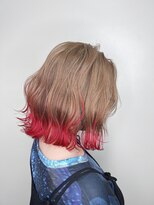 ヘアリゾートエーアイ 高田馬場店(hair resort Ai)&nbsp;20代30代40代マロンベージュ/Aラインボブ/かきあげ[高田馬場駅]