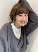ショートボブ パーマスタイル♪