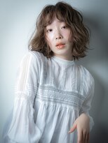 カバーヘア ブリス 上尾西口店(COVER HAIR bliss)&nbsp;シースルーバングくせ毛風小顔大人ボブ201v上尾10代20代30代