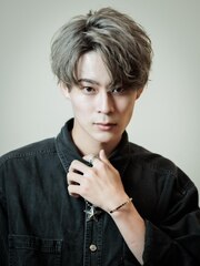 30代コンマヘアビジネスかき上げツイストパーマショートレイヤー