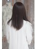 【毛先まで美しい髪に】カット+縮毛矯正+トリートメント ¥14410